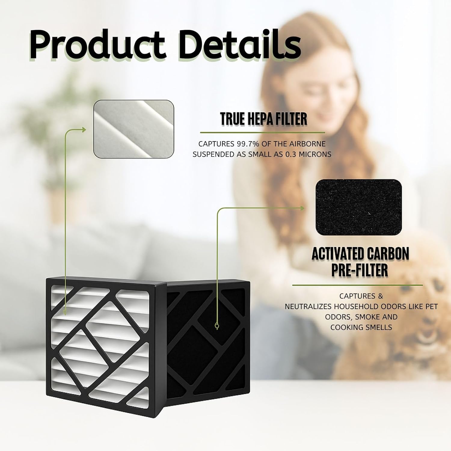 Nispira 911D C22 WC0840 Humidifier Filter Replacement Compatible with Bionaire Models C33 W2 W6 W7 W9 W25 W0210 W0305 W0310 W0340 W0840 W2845, 2 Packs