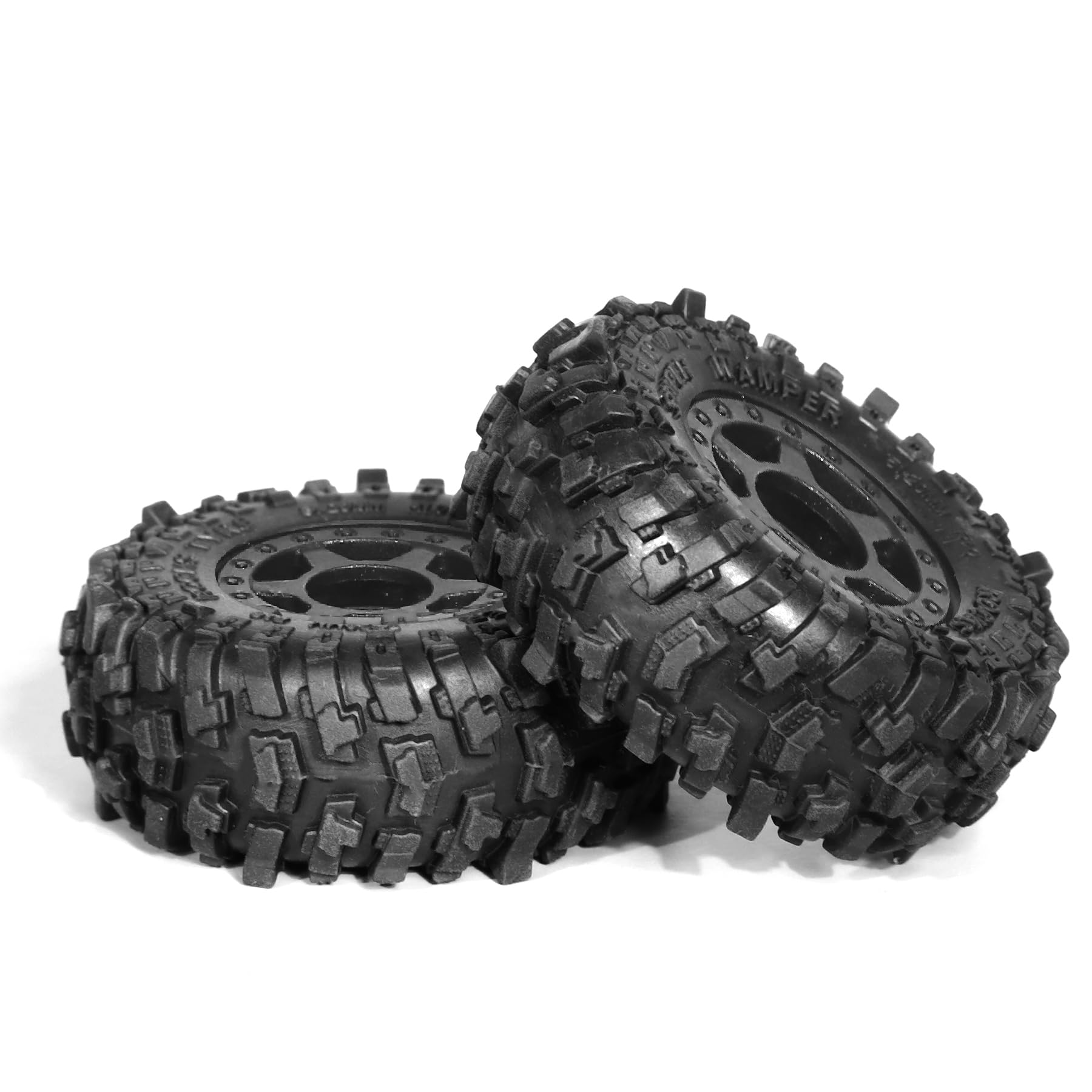 REDSPIDER 2.2 Beadlock Wheels And Tires Set(4Pcs),Plastic...