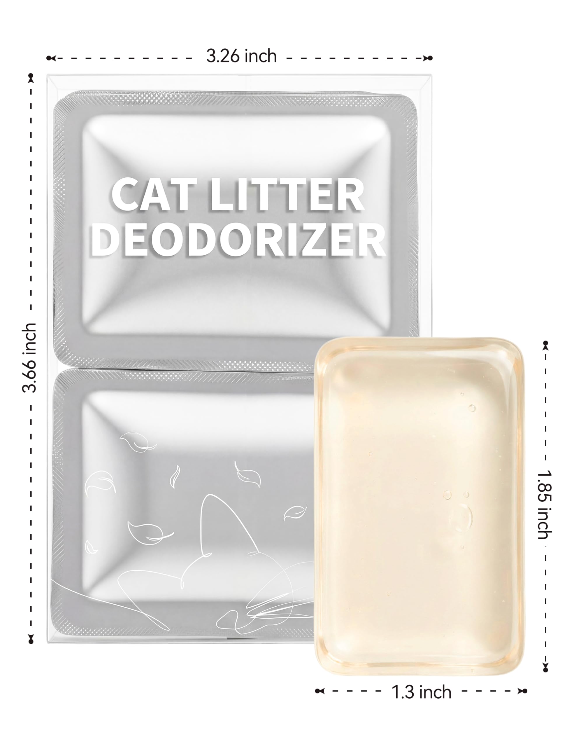 Thereye Cat Litter Box Deodorizer, Compatible with SC06 Automatic Litter Box, Long-lasting Pet Odor Eliminator Gel for Thereye self cleaning litter box, 6PCS - image 7