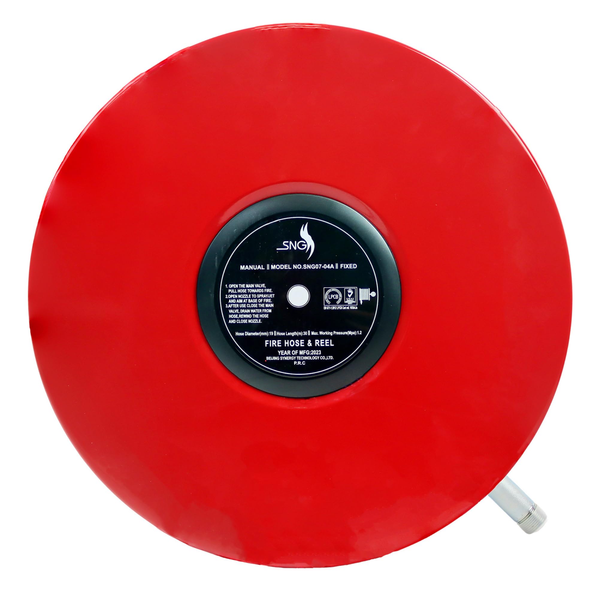 Vigil 25mm Manual Fire Hose Reel with Hose