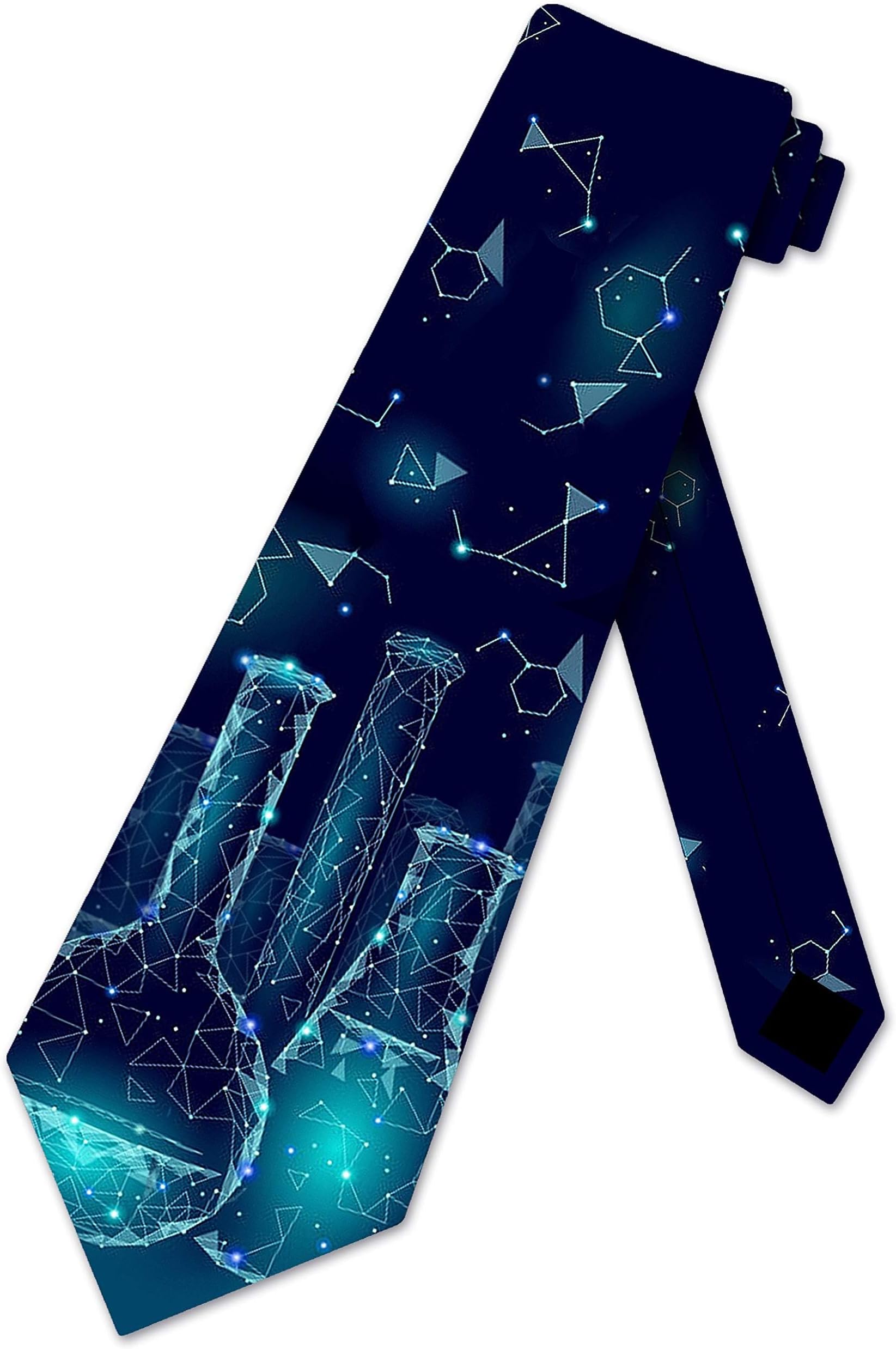 Chemistry Ties Mens Science Beakers Necktie