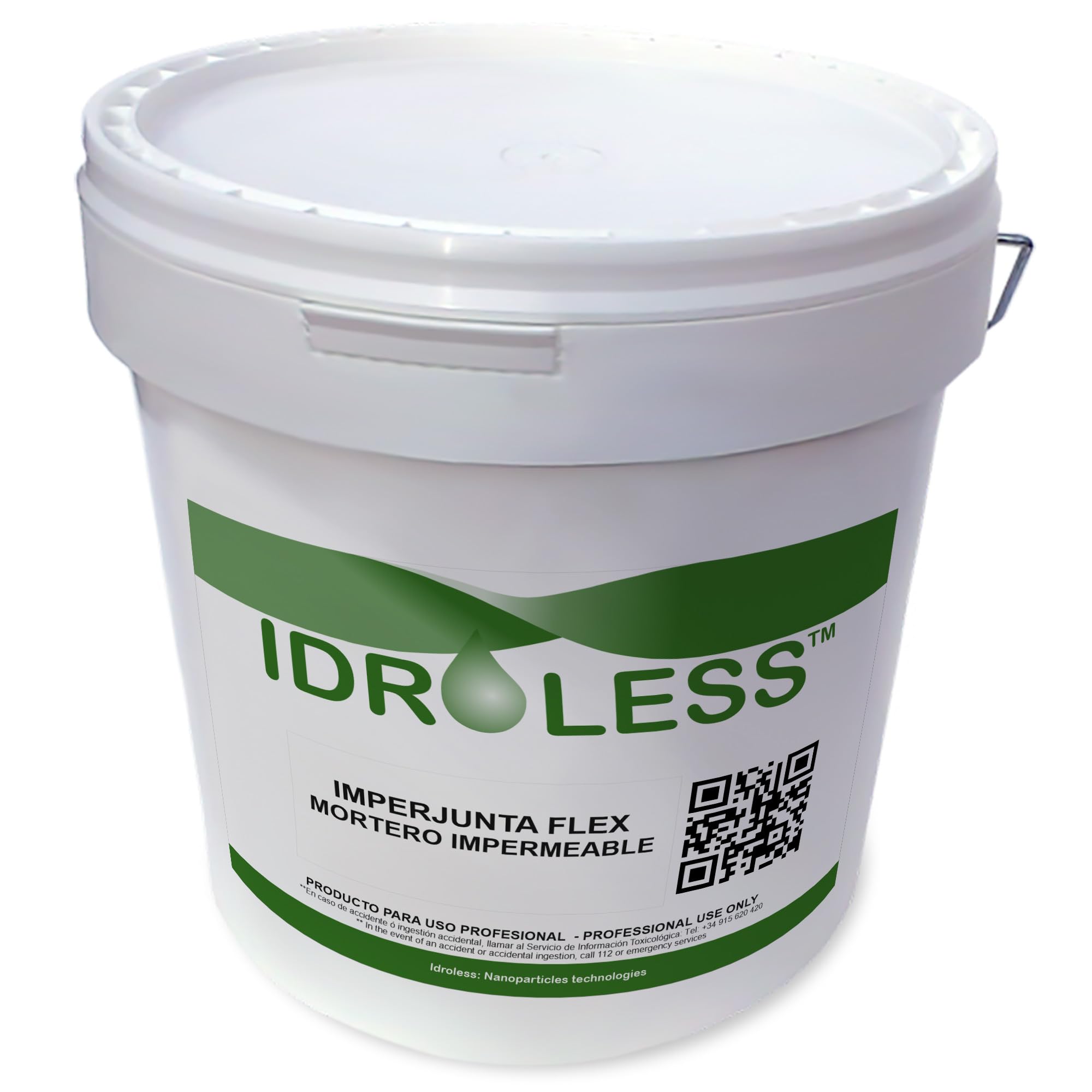 Mortero para Juntas y Grietas Imperjunta Flex Blanco 4 kg | Mortero de rejuntado para gresite, azulejo y baldosas. Ideal para baños, terrazas, piscinas, depósitos y fachadas.