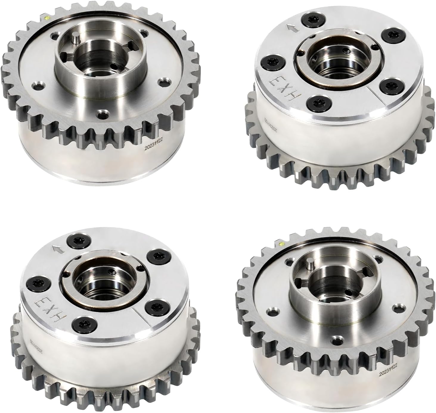 Variable Valve Timing VVT Sprocket 4PCS Compatible with 2011-2019 Chrysler 200 300 Town & Country Dodge Avenger Challenger Charger Journey Cherokee Wrangler Ram 1500 3.6L 5184369AH