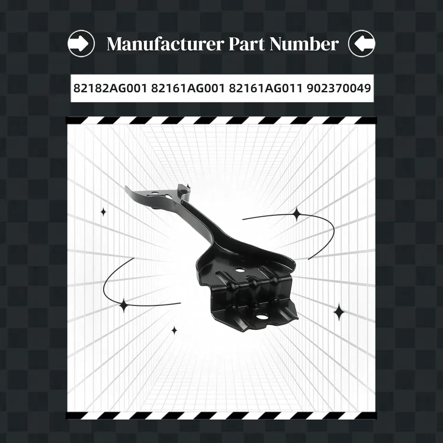 Battery Hold Down Kit for Subaru Forester 2009–2024,Impreza/WRX/STI 2008–2016, Crosstrek 2013–2023,Replaces 82182AG001 82161AG001 82161AG011 902370049