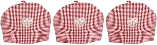 Cabilock 3pcs Teapot Protective Cover Attractive Printing Insulated Tea Cozy for Dust Prevention Washable and Reusable Tea Pot Sleeve Wide High for Use