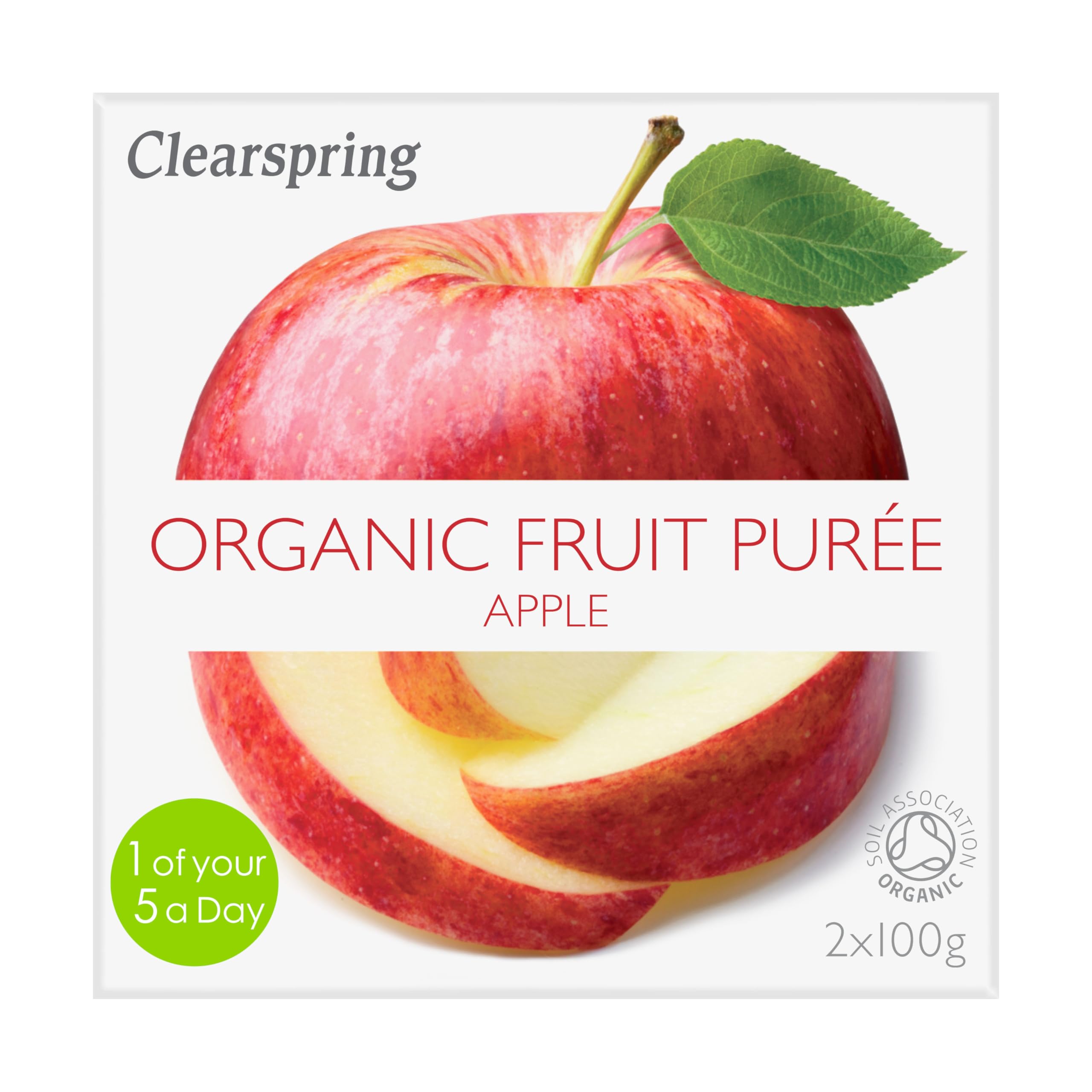 Clearspring Organic Apple Fruit Purée, 100g (Pack of 12)
