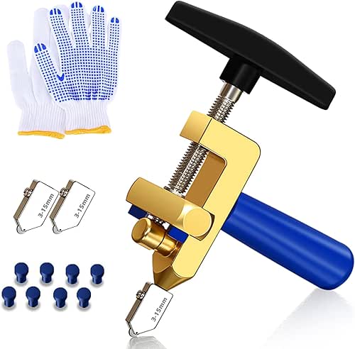 Tile Cutter Hand Tool, 2 in 1 Glass Tile Cutter