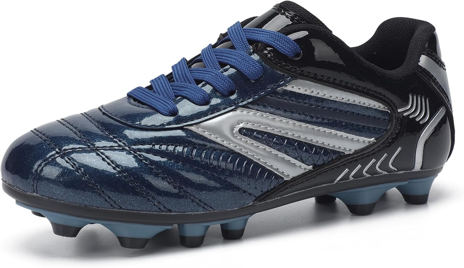 Boys Girls Kids Soccer Shoes Athletic Outdoor Soccer Cleats for Little Kid/Big Kid/Toddler