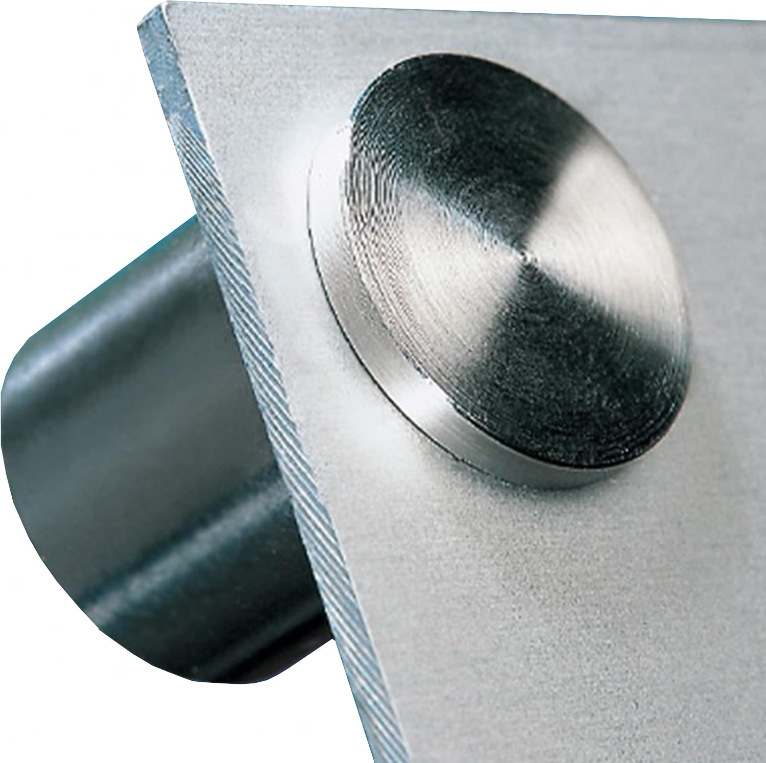 Stainless Steel Standoff Mounts with Side Safety Lock – Tamper-Proof Signage Mounting System – Wall Mount Hardware for Acrylic Signs, Glass Panels, Whiteboards, Frames & Decorative Displays