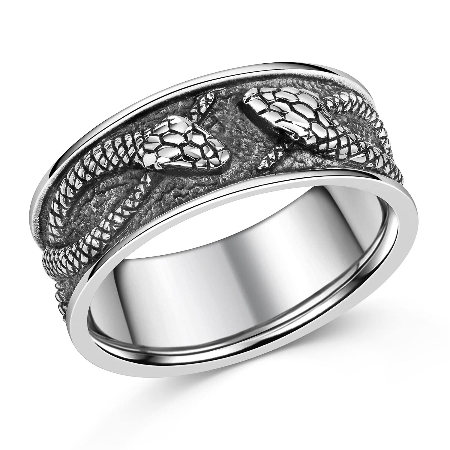 MATERIA by Matthias Wagner Anillo de plata 925 para hombre en 5 tamaños