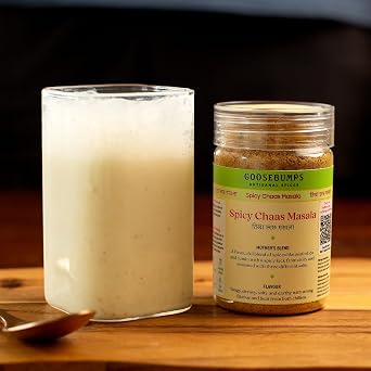 Goosebumps Spicy Chaas Masala | Buttermilk Masala | Ready To Sprinkle | Made With 16 Aromatic Spices| 100% Natural Ingredients | No Artificial Colour & Flavour Added | 120 GMS