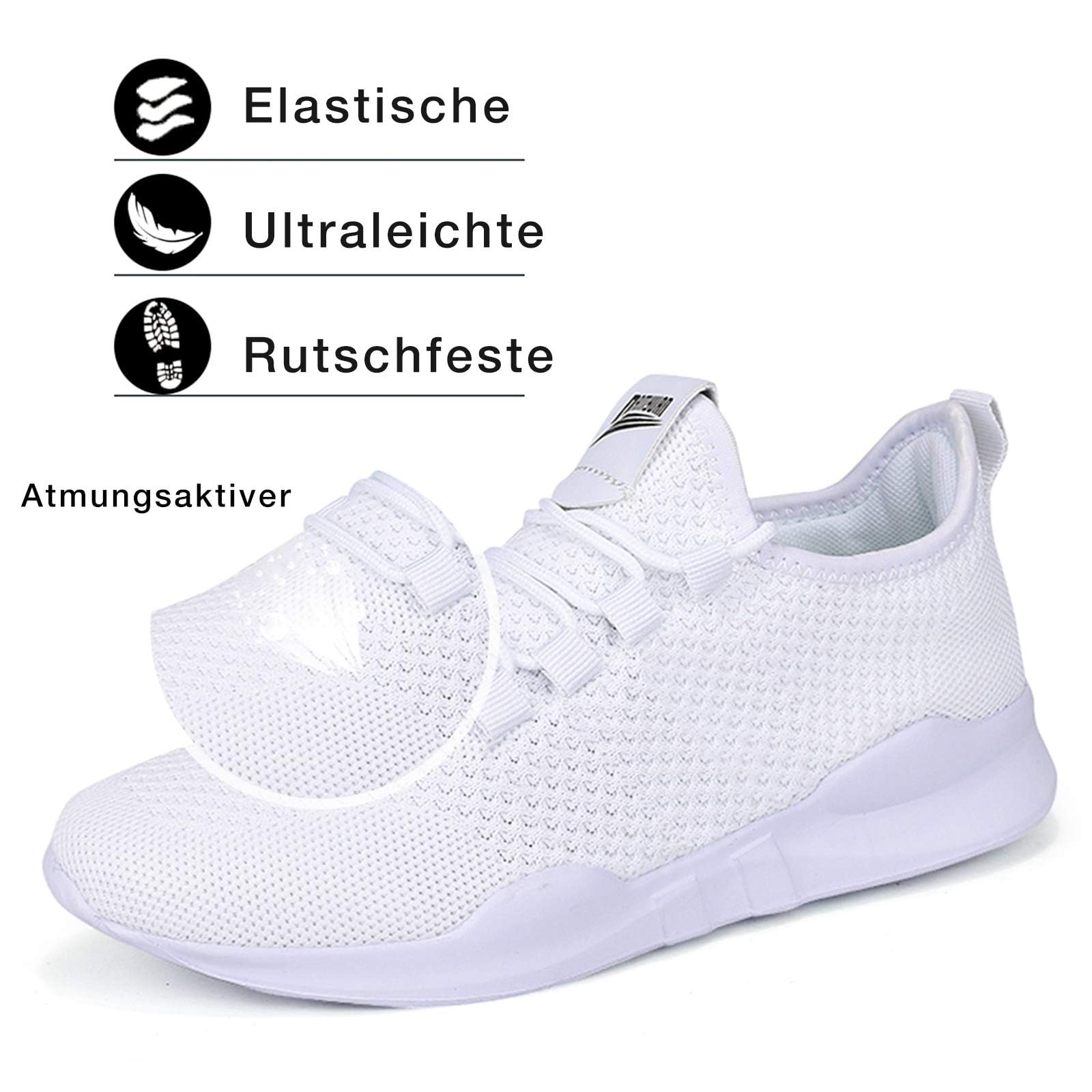 Zapatillas Deportivas Trail Running Hombre Casual Zapatos Padel Verano Sneakers Ligero Cómodo Caminar Tenis Hombre de Gimnasio