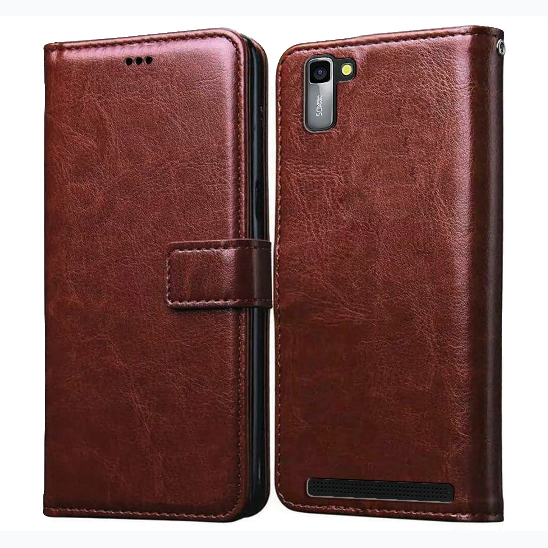 Amazon Brand-Solimo Flip for Xolo ERA 2 (Leather_Brown)