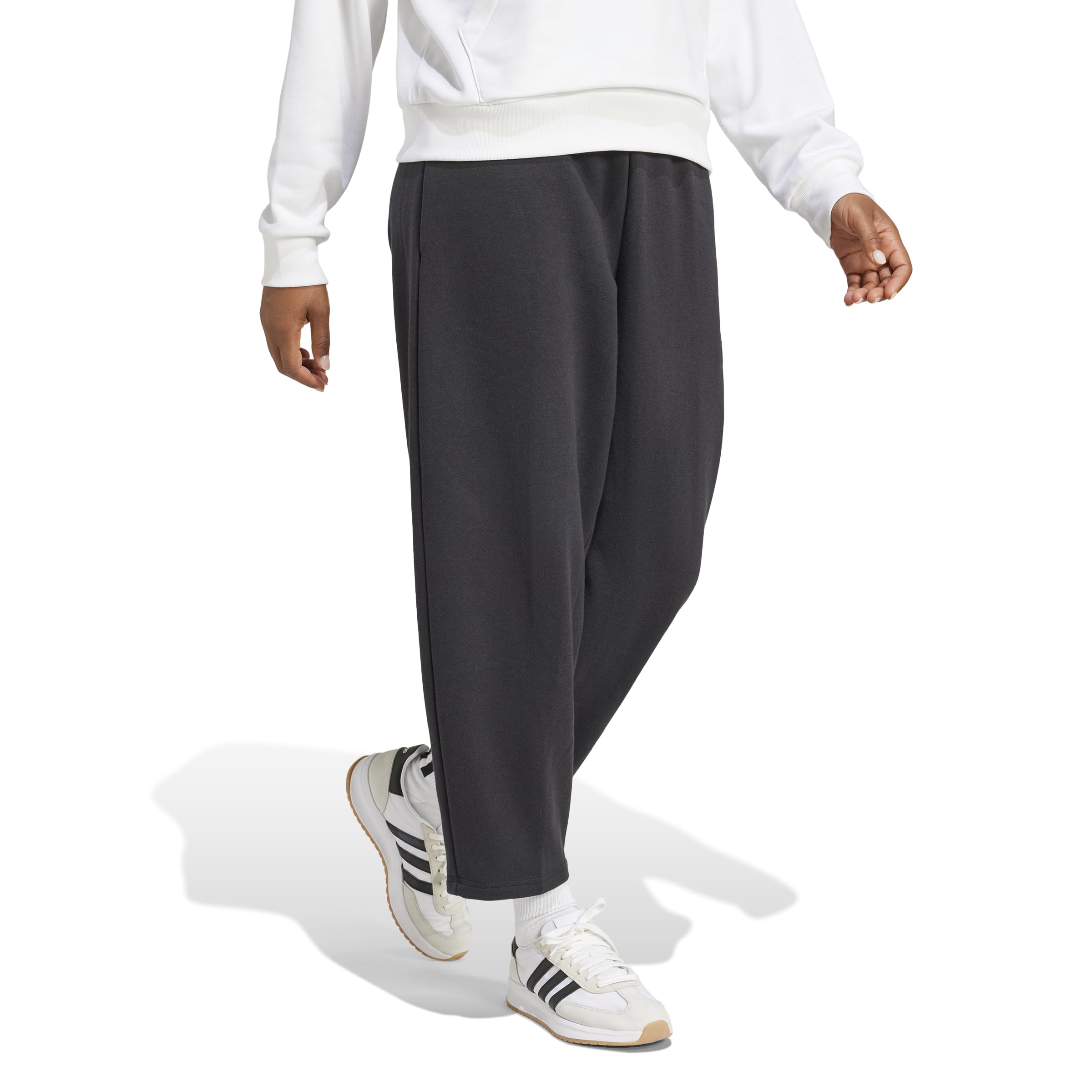 adidas Women Pantaloni Essentials Contemporary Logo Fleece Barrel