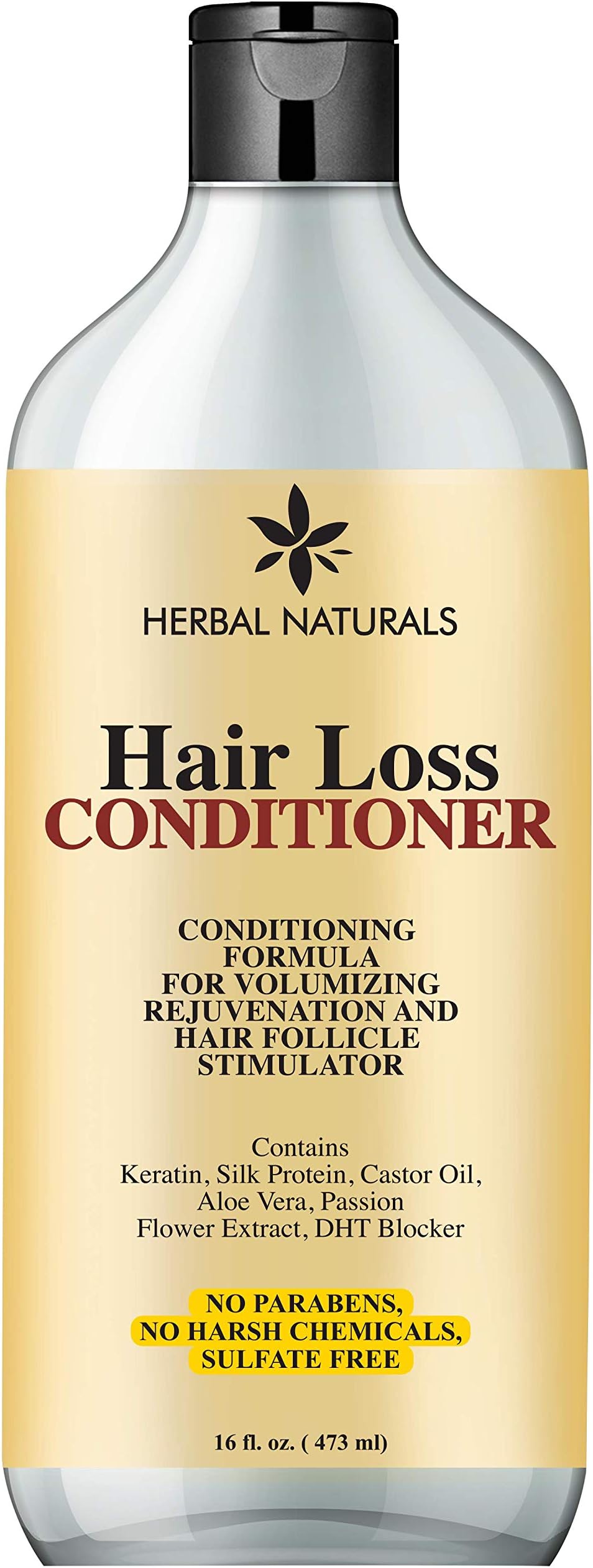 Hair Loss Conditioner Infused with Keratin, Provides Hair Growth Stimulation, Hair Thickening, Nourishment and adds Volume, For All Hair Types Men and Women 16 fl Oz