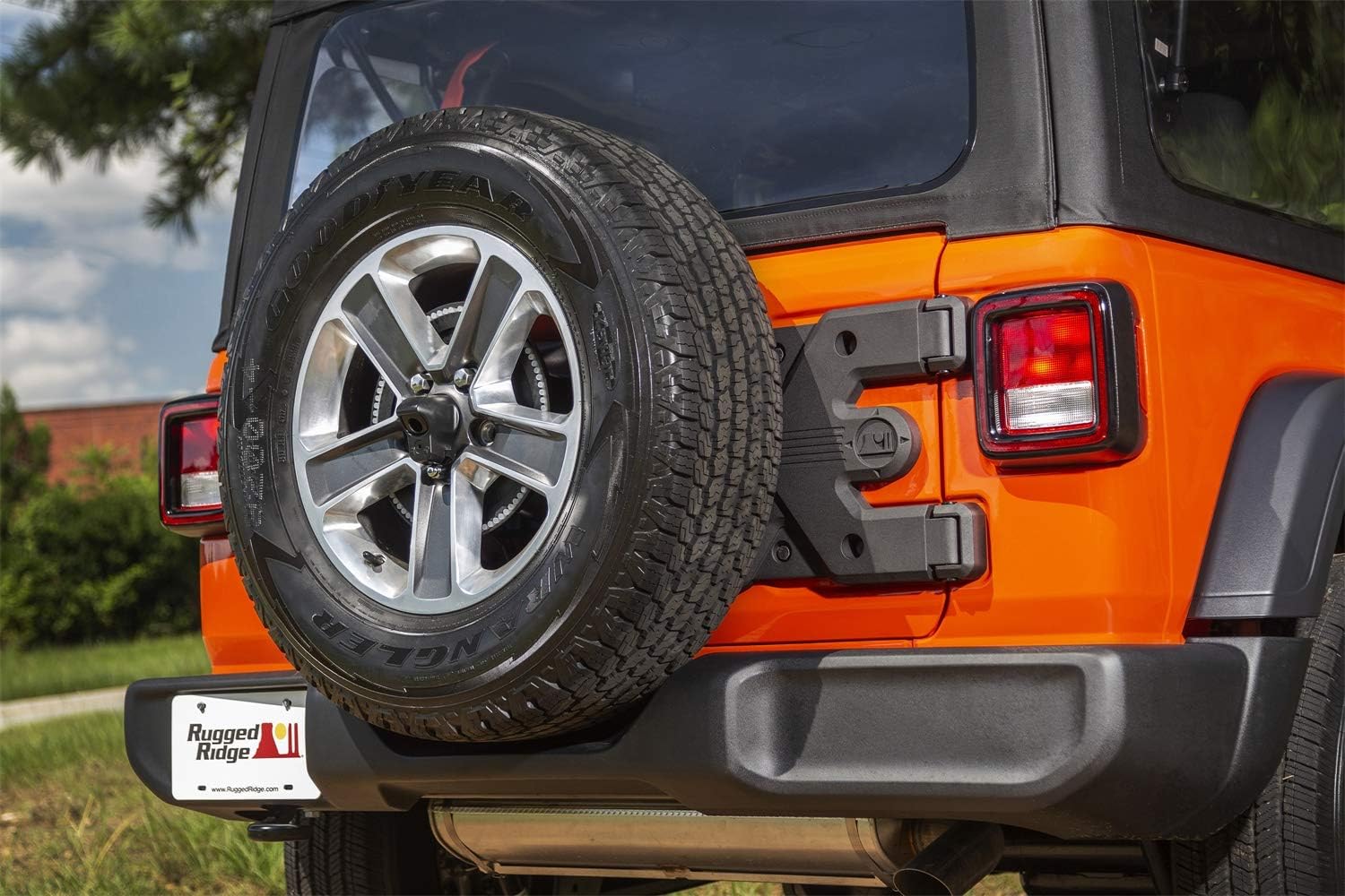 Rugged Ridge 11546.56 HD Tire Carrier Hinge Casting; 18-Current Jeep Wrangler JL : Automotive
