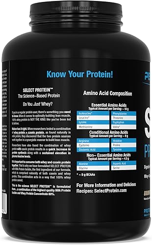 Miniatura 8 de PEScience - Proteína Select en polvo baja en carbohidratos amigable para dieta Keto y sin gluten PES1012400105 Azul Blue Frost 1