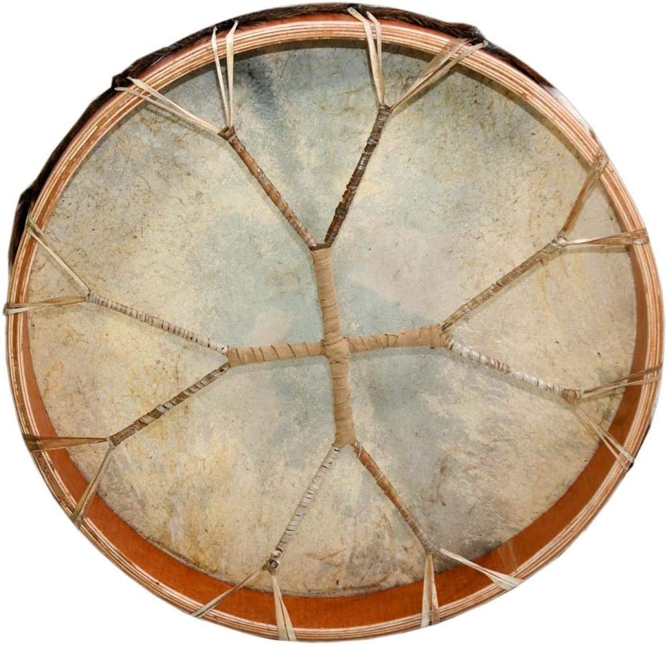 Shaman drum Goat Hair 16", Frame Drum, handmade