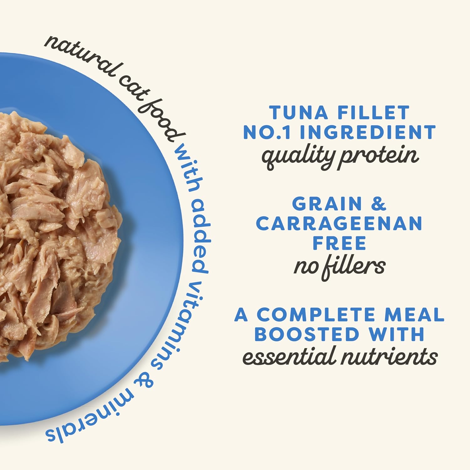 Applaws Vitality Wet Cat Food in Broth, Natural Cat Food with Added Vitamins & Minerals, Grain-Free, Carrageenan Free, Fish Selection in Broth (24x2.47oz Cans)