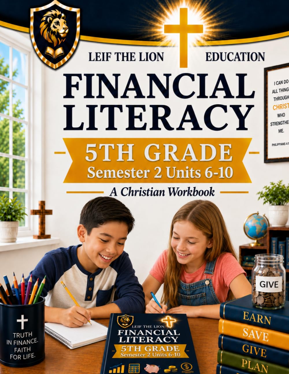 5th Grade Financial Literacy - Semester 2 (Units 6 - 10): A Christian Homeschool Workbook (Financial Workbooks - By Semesters)
