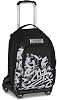 Seven Trolley Jack 8 Wheels Detach PLUMPY LINE BOY, Black, 34 L, Decomposable, Detachable Backpack, 4 in 1, Cross-over System, Multifunctional Pockets, Elementary and Middle School, Children, Boys