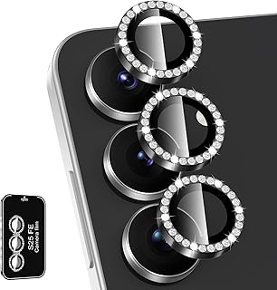 Avocase for Samsung Galaxy S25 FE Camera Lens Protector, Individual Metal Ring Tempered Glass Lens Cover, [Strong Adsorpti... Price In India