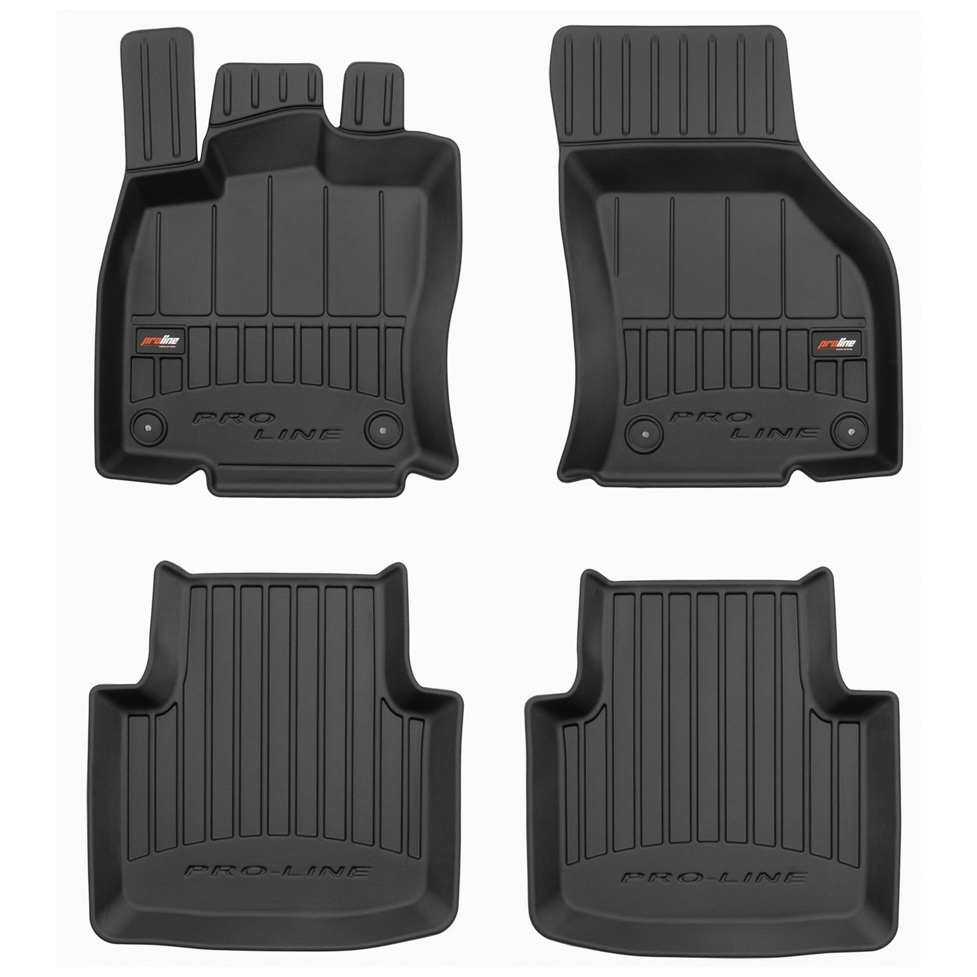 M MOTOS Tappetini in gomma per auto adatto per Citroen C3 Aircross dal