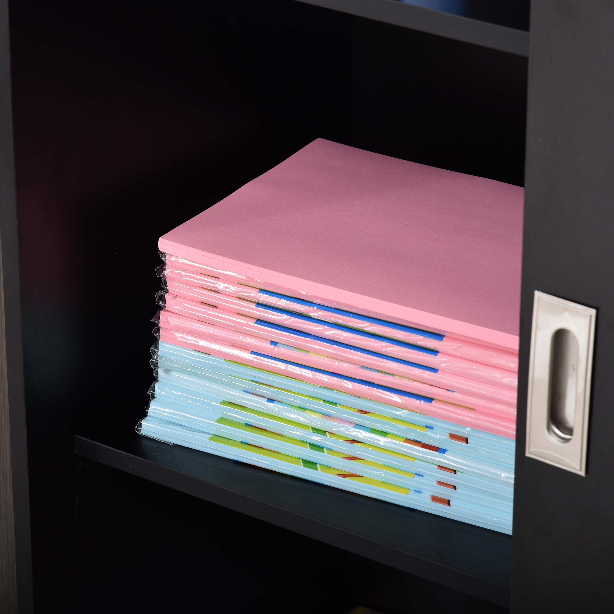 HOMCOM Szafka biurowa Szafa z 2 zamykanymi drzwiami przesuwnymi dim. 80L x 40 l x 120H cm 2 półki panelowe czarne