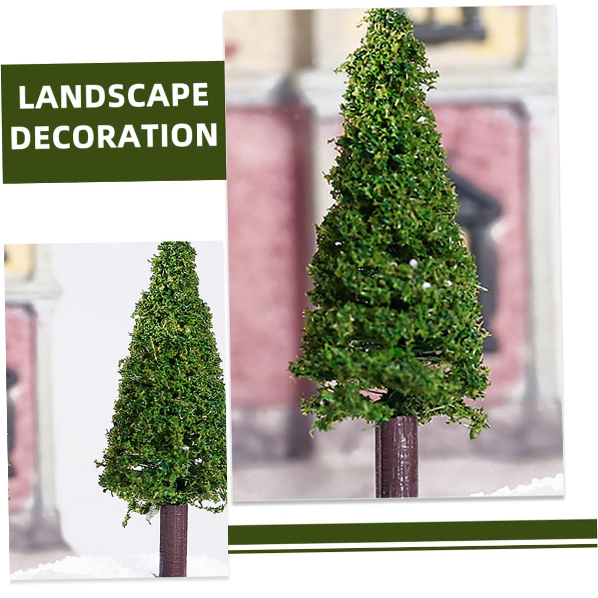 30 Piezas Modelo De Pino Árbol De Ferrocarril Árbol De Globo De Nieve De Bricolaje Figura De Pino Paisaje Arquitectura Árbol Árboles De Escala Árbol De Cedro Modelo Paisaje Modelo DIYEAH