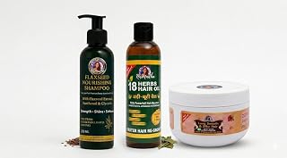 NIRMADHA Hair Care Combo Kit | Shampoo + Hair Oil + Hair Pack | Herbal Hair Fall Control & Hair Growth Treatment | Suitabl... Price In India