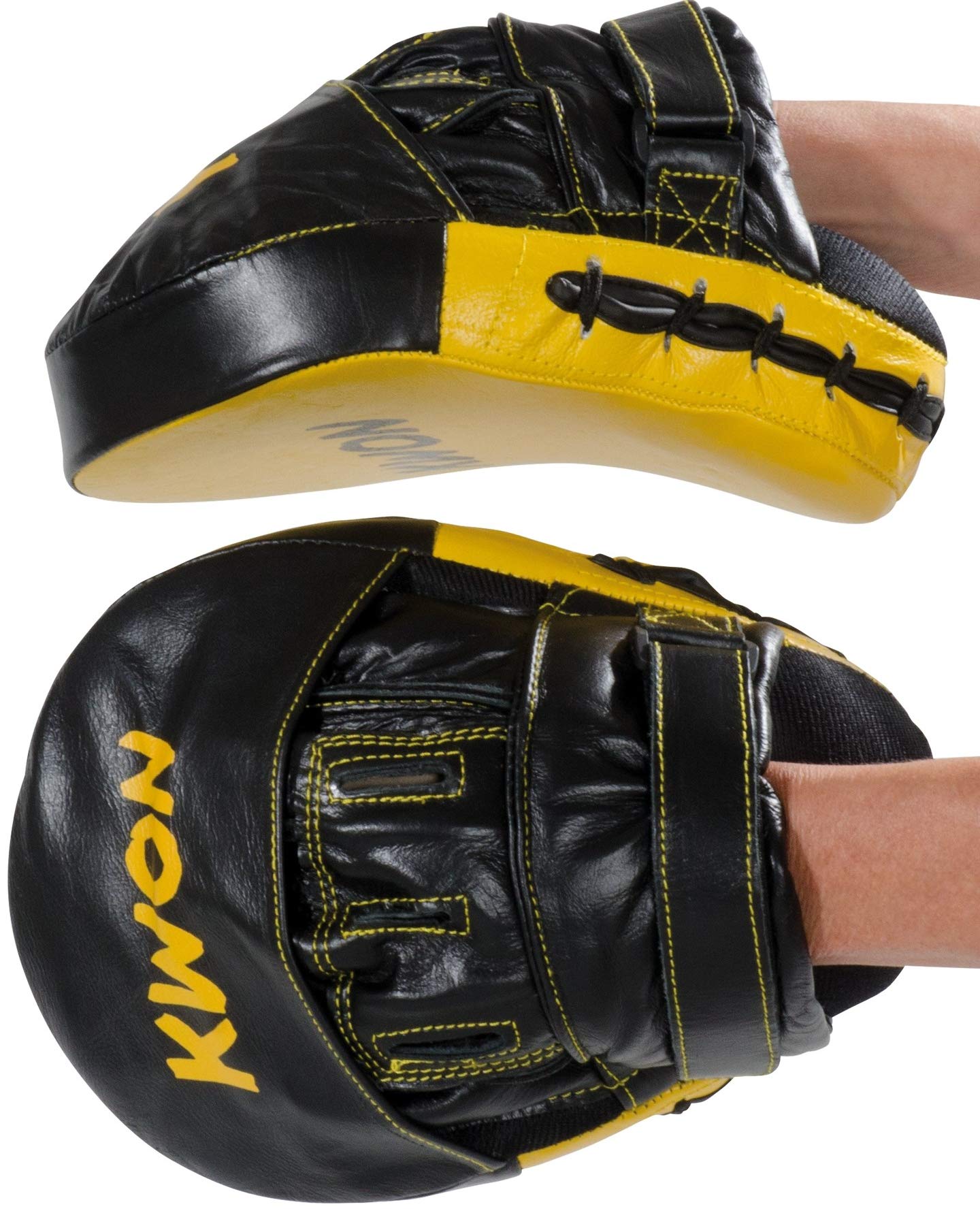 KWON Coaching Mitt Paar Leder