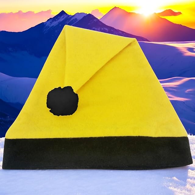 Foto 5 de 8 de Ciffre Navidad Gorros Gorro de Invierno Papá Noel Felices amarillo