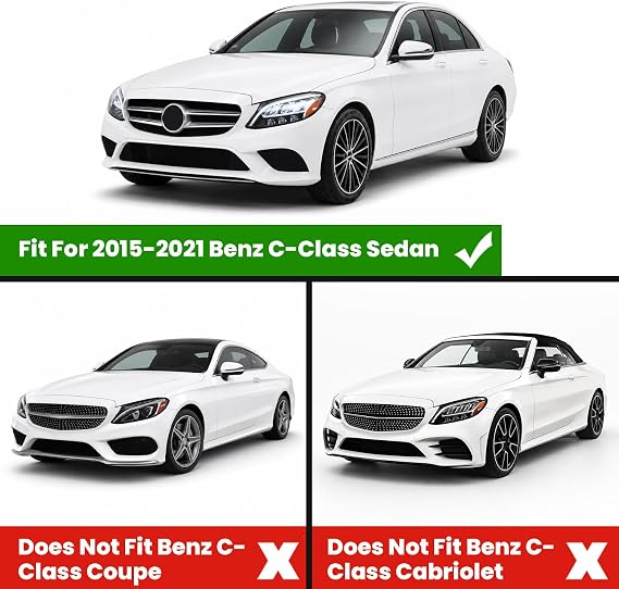 LASFIT Floor Mats for Mercedes Benz C Class 2015-2021(Fit Sedan Only)