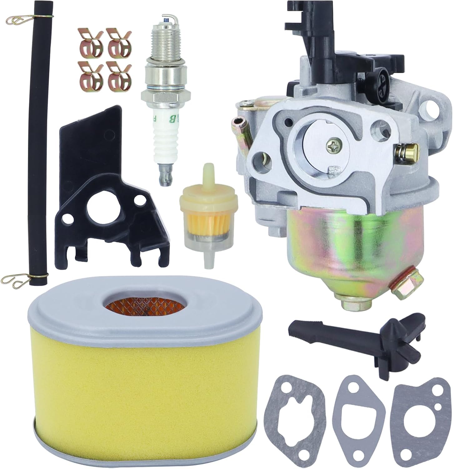 RY80544 Carburetor Fits for Ryobi RY80588 3100PSI 2.5GPM 212cc Pressure Washer Carb for Homelite 16100-Z530610-QG99 for Ridgid RD80955 RD80956 with Air Filter