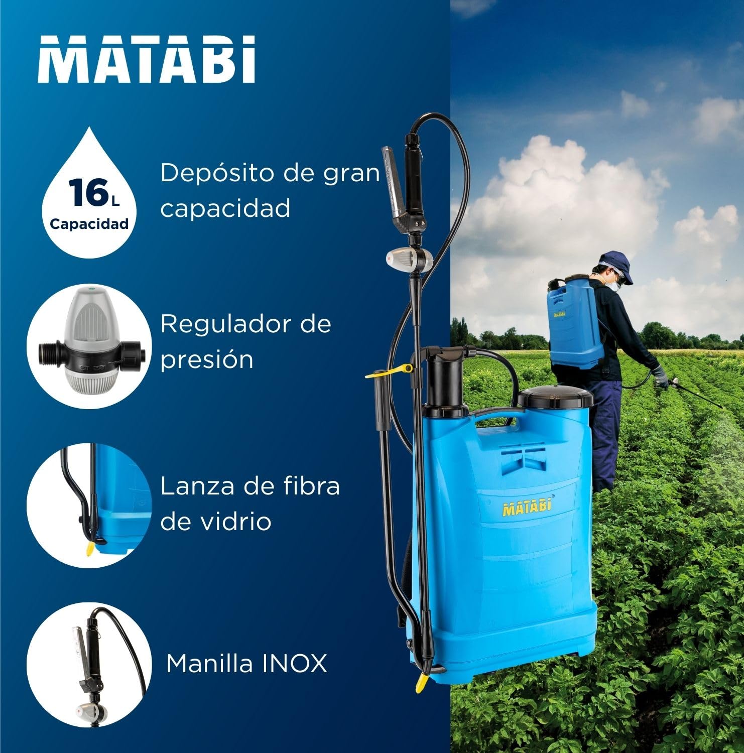 Matabi Evolution - Pulverizador Modelo Evolu 16 - 3