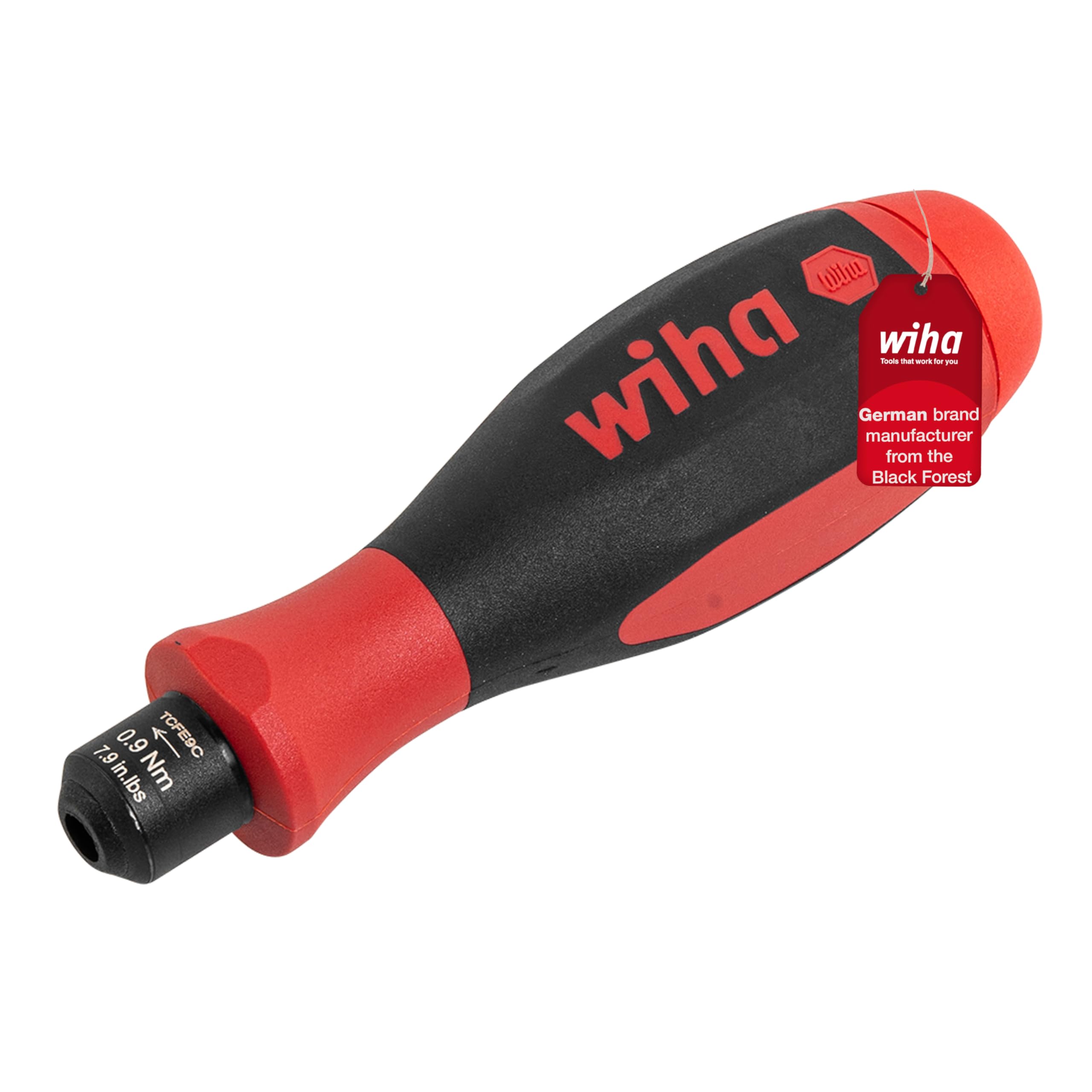 Wiha Black/Red 29201090 Variant 2" Easy Torque Screwdriver, 0.9 N M