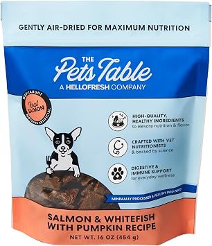 The Pets Table Air Dried Dog Food, Salmon & Whitefish, 1 lb 16 Oz