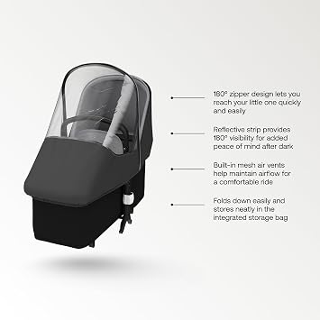 Bugaboo High Performance Rain Cover Weather Shield for Strollers