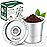 CAPMESSO Reusable K Cups for Keurig 1.0: Stainless Steel Coffee Pod Metal Refillable K Cup - Universal Coffee Filters for Keurig 1.0 Coffee Maker, Eco-Friendly, Innovative Design