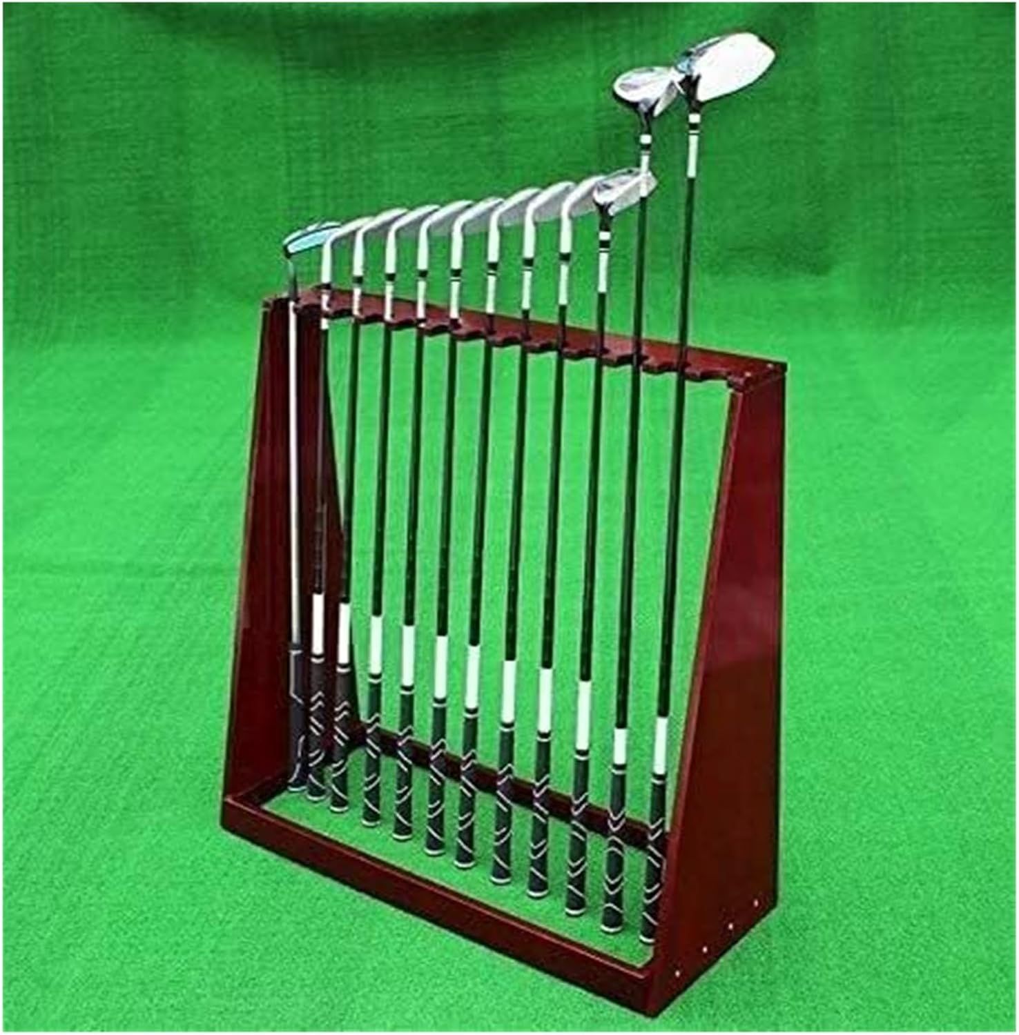 Golf Putter Stand,Wooden Golf Club Holder, 13/18 Putter Holder Golf Clubs Display Stand, Extra Large Outdoor Golf Club Equipment Storage Rack