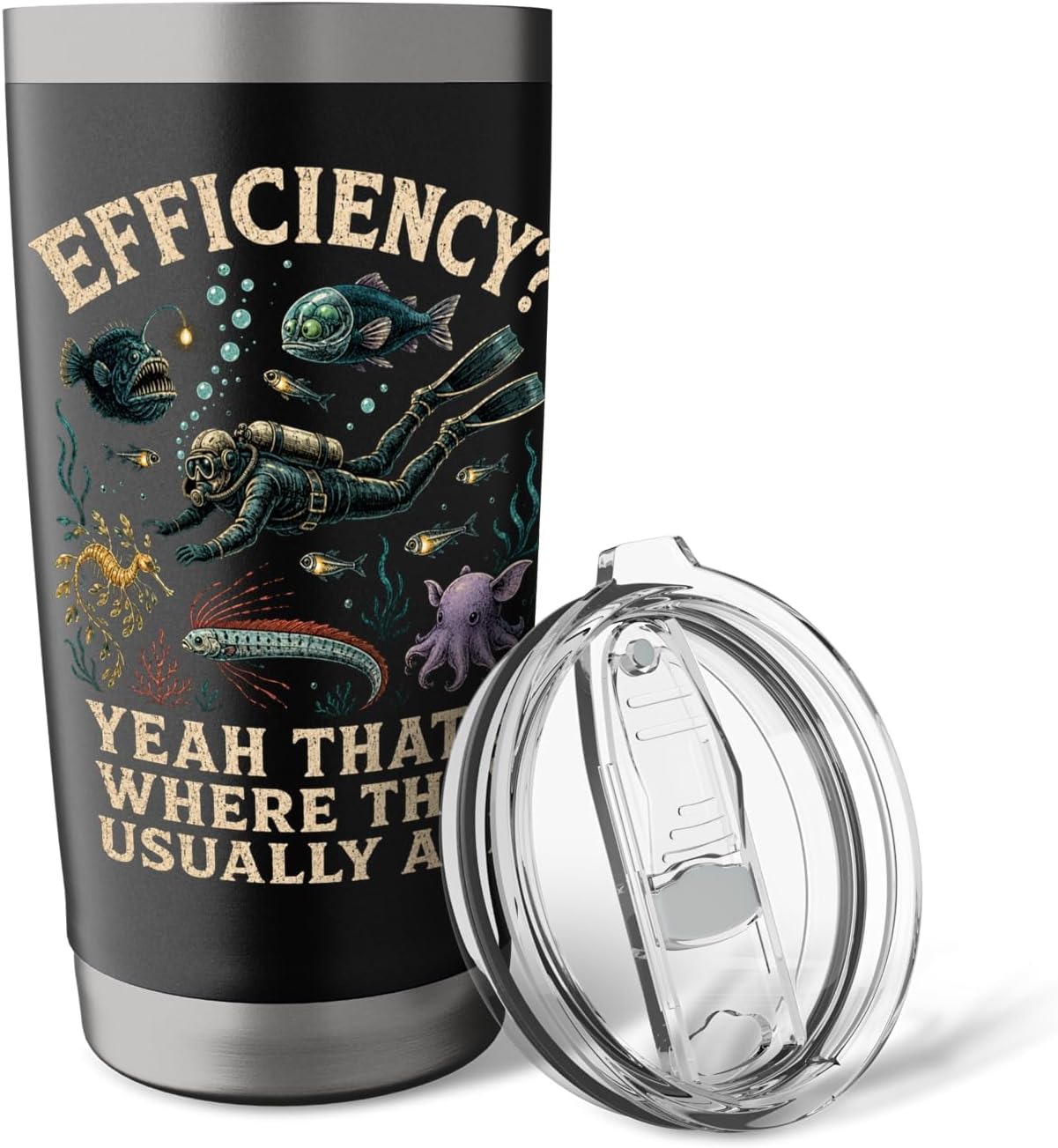 Efficiency Where They Usually are Aquarium Fish Tank Stainless Steel Insulated Tumbler image 5