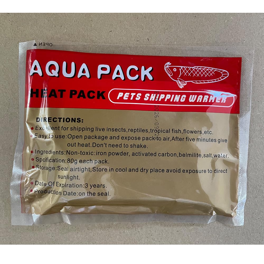 Terra Exotica Heat Pack 40h - 1, 5, 10, 25, 50, 100 o. 240 Stück - Wärmekissen für den Tierversand oder Pflanzenversand - Aktivierung durch Luftkontakt - Universalwärmer (25 Stück) - 5