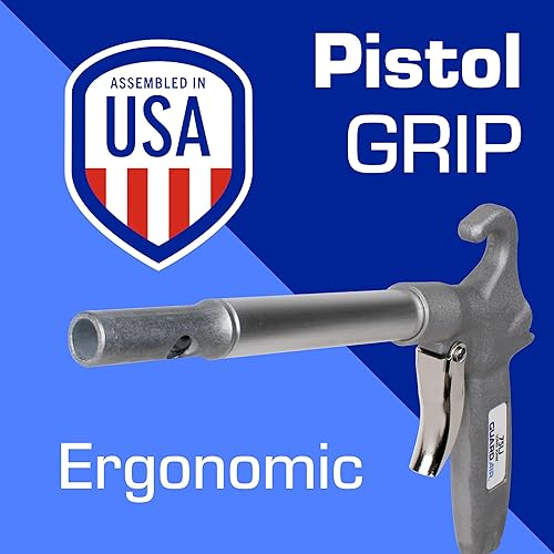 Miniatura 2 de Guardair Long John - Pistola de aire de seguridad, extensión de aluminio de 24 pulgadas, agarre estilo pistola, boquilla Venturi compatible con