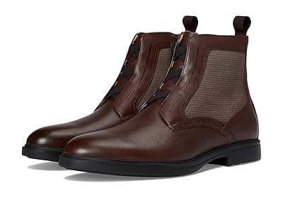 Stacy Adams Thompson Elastic Lace Inside Zip Boots Men