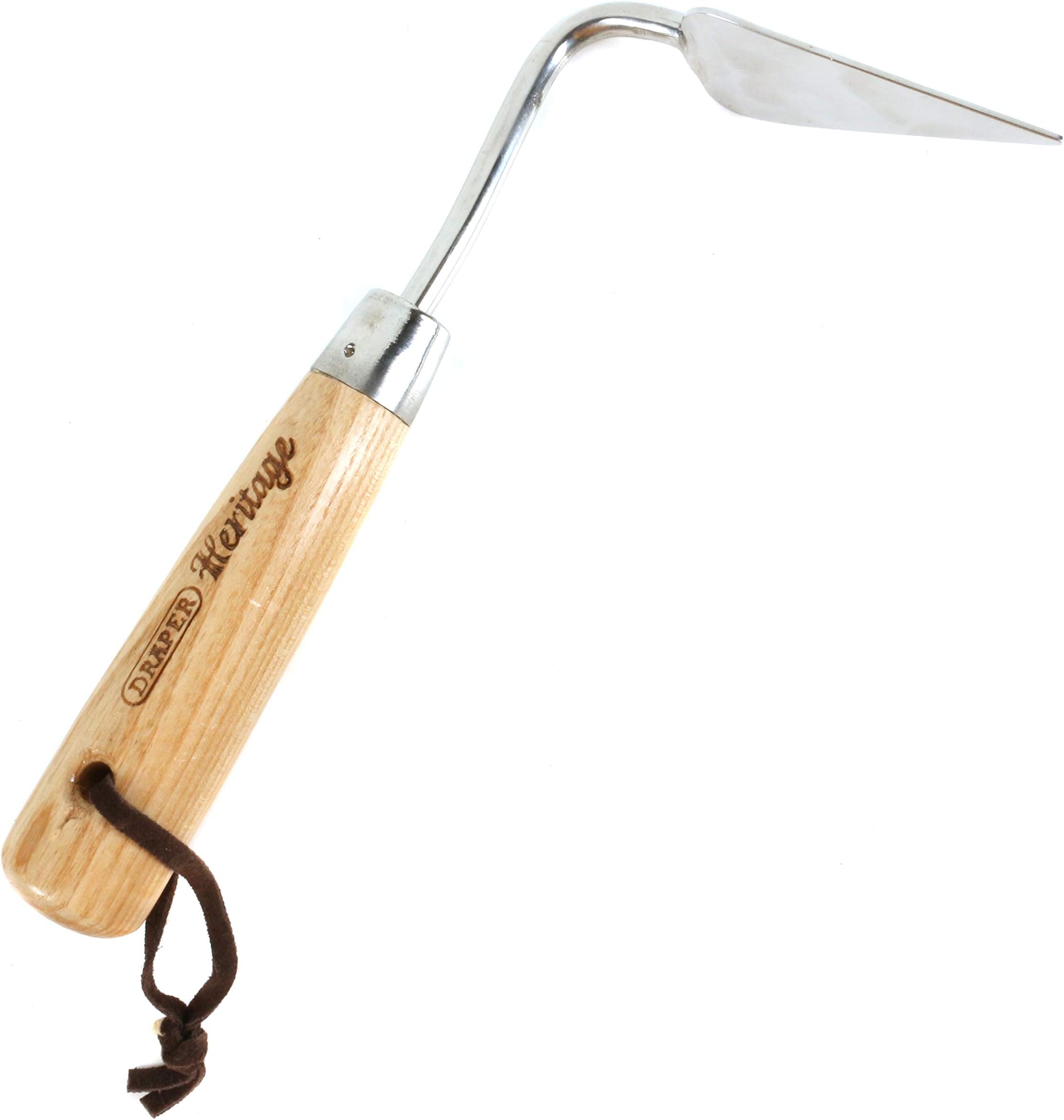 Draper Onion Hoe Hand Tool - Stainless Steel Trowel With Ash Handle
