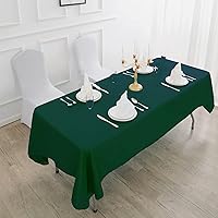Vista 403 de Rectangle Tablecloth 90x132 inch Washable Polyester Fabric Table Cloth for Wedding Party Dining Banquet Decoration（90x132, Turquoise）
