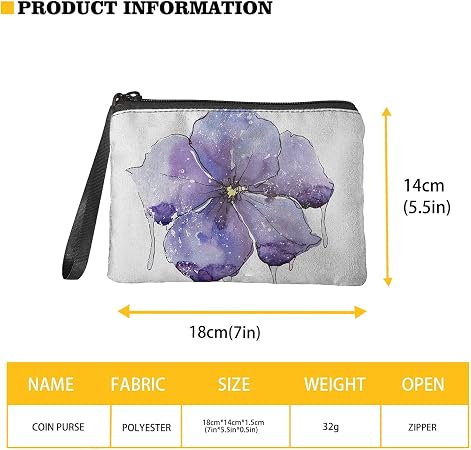 HUGS IDEA Borsa per monete portatile con tracolla per banconote, borsa a tracolla, per cane, cavallo, gatto, panda, Acchiappasogni lupo, Portamonete