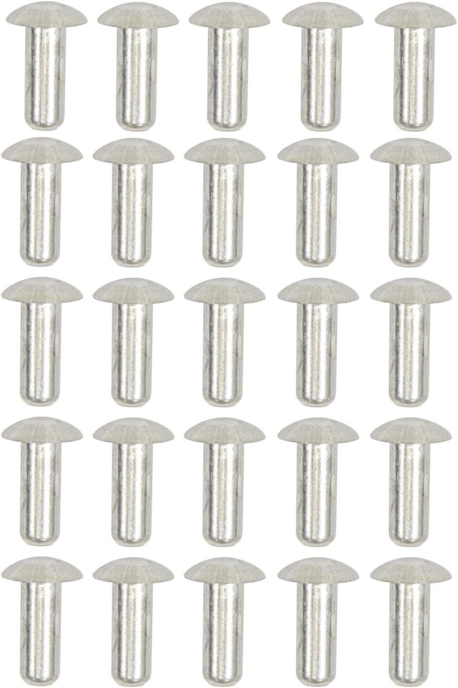 Amazon.com: 1953-1967 Corvette Body Assembly Rivet Round Head Aluminum ...