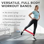 TheraBand Resistance Band Loop Set, Beginner to Advanced Levels for Exercise, Rehab, Physical Therapy, Stretching, & Strength Training
