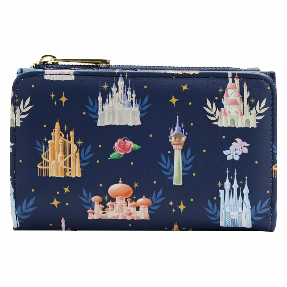 【Loungefly】Disney 塔の上のプランツェル 鏡風 ウォレット Disney × Loungefly 塔の上のラプンツェル お財布 【ヨーロッパ